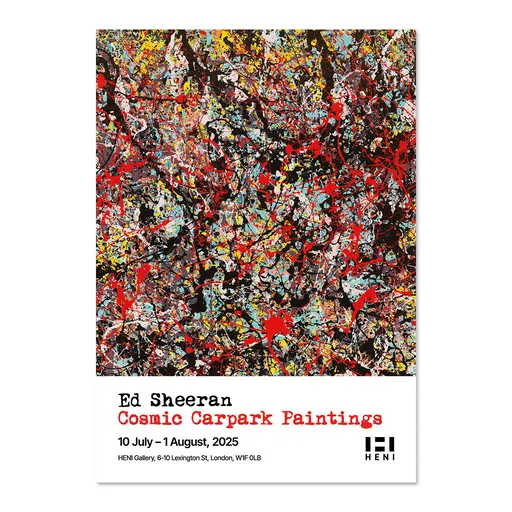 Ed Sheeran - Cosmic Carpark Paintings Poster: Sky Symphony