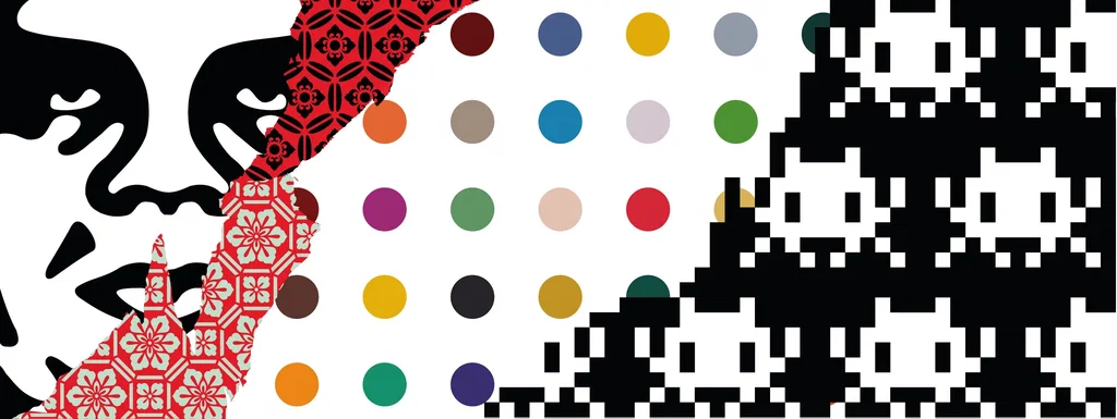 Damien Hirst, Shepard Fairey & Invader: The Making of Triple Trouble