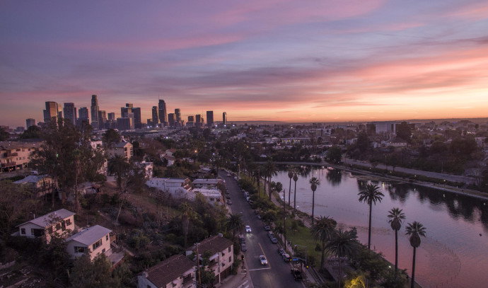Anti-hate mural showcasing Jewish diversity, hung up in L.A neighborhood