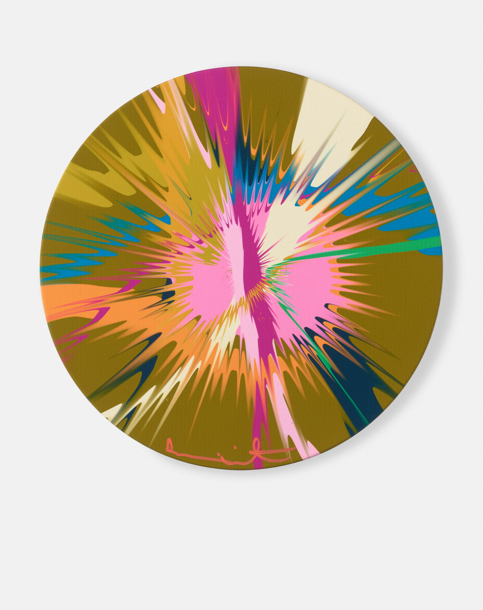Beautiful, Exultant Happy, Half-Immediately Distant, Singularly Buoyant, Free And Ardent Explosion Painting image #1 main image