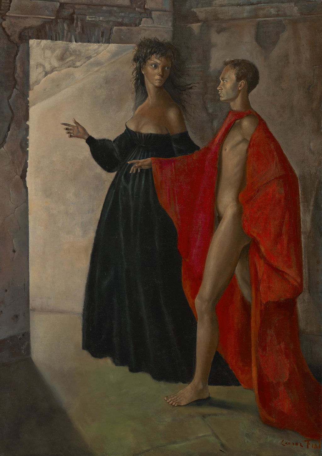 In the Tower (Self-Portrait with Constantin Jeleński). Image courtesy of Christie's