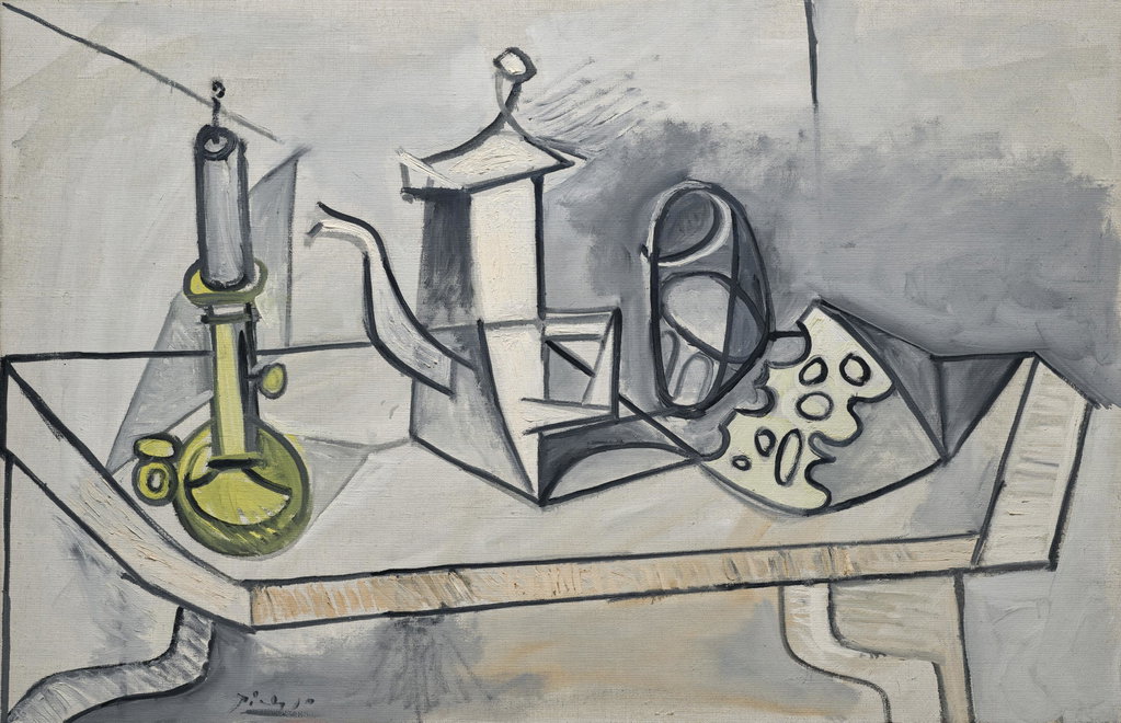 Still Life with Gruyère Cheese by Pablo Picasso estimated at $2.81m (low) to $3.93m (high). Image courtesy of Christie's