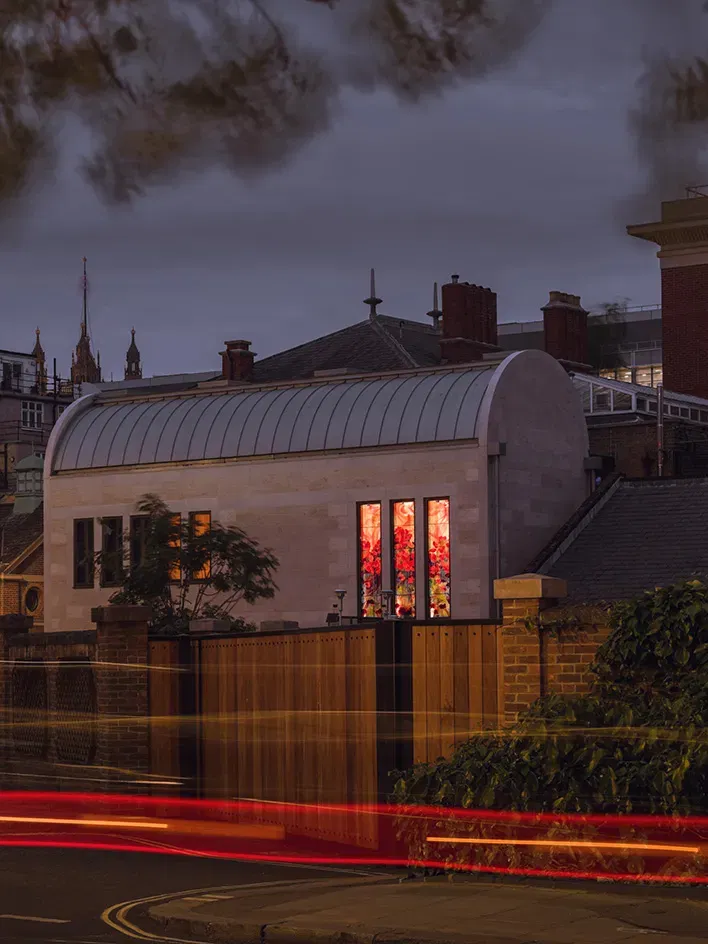 Brian Clarke Stained Glass Unveiled in London Coroner's Court