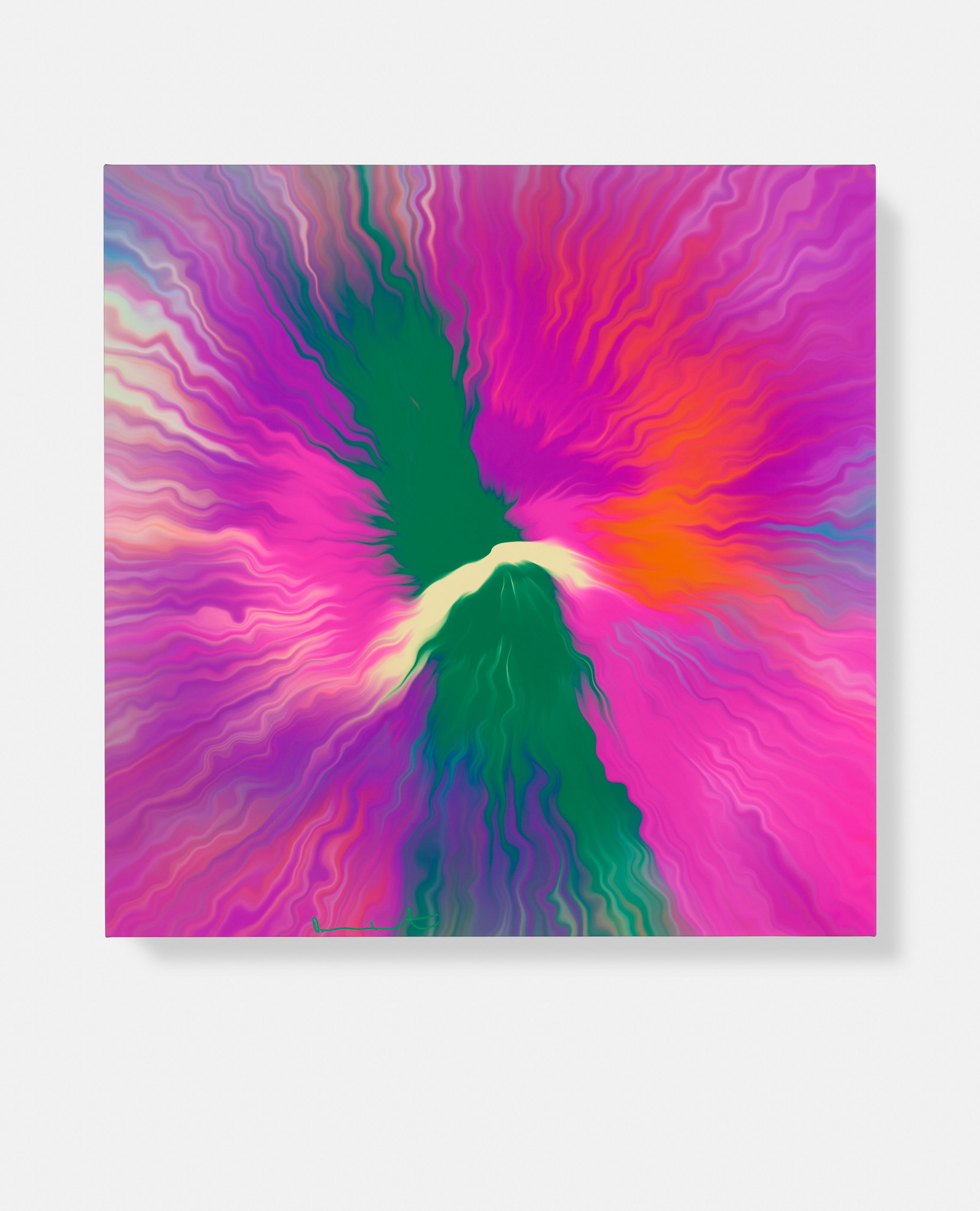 Beautiful, Unwavering And Earnest Bursting River Painting image #1 main image