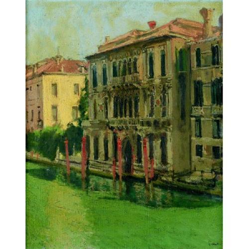 Vue Du Palazzo Montecuccoli Dit Aussi Palais Polignac Venise (Undated). Sold for $360,600 in 2010. Image courtesy of Sotheby's