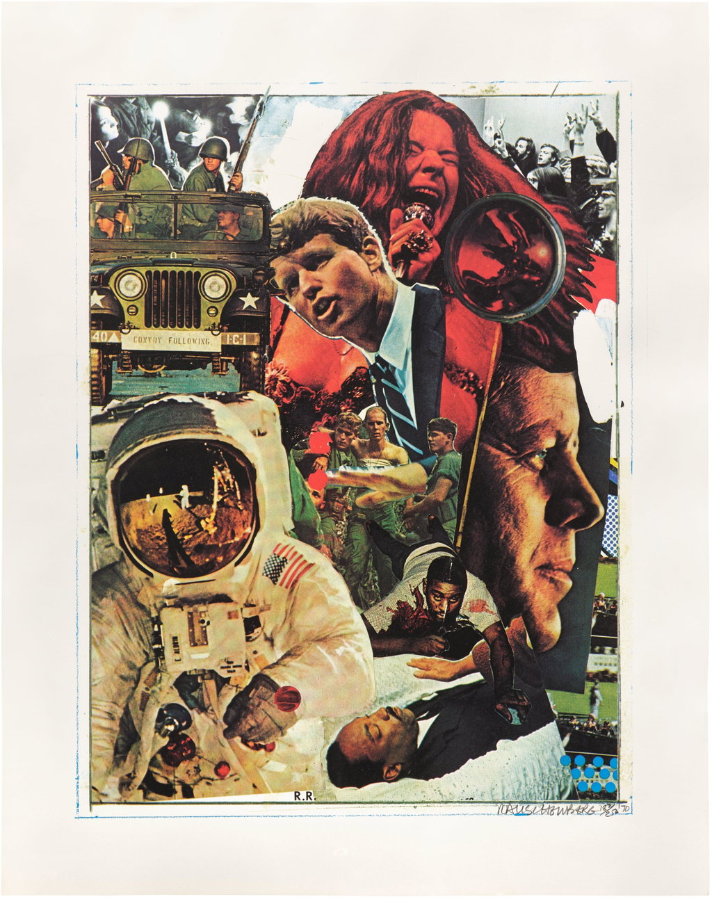 Signs by Robert Rauschenberg sold for $109,600. Image courtesy of Phillips