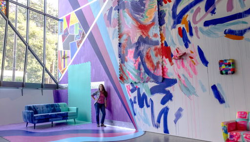 Come in, sit, stay a while: How artist Sarah Cain invites visitors into her paintings