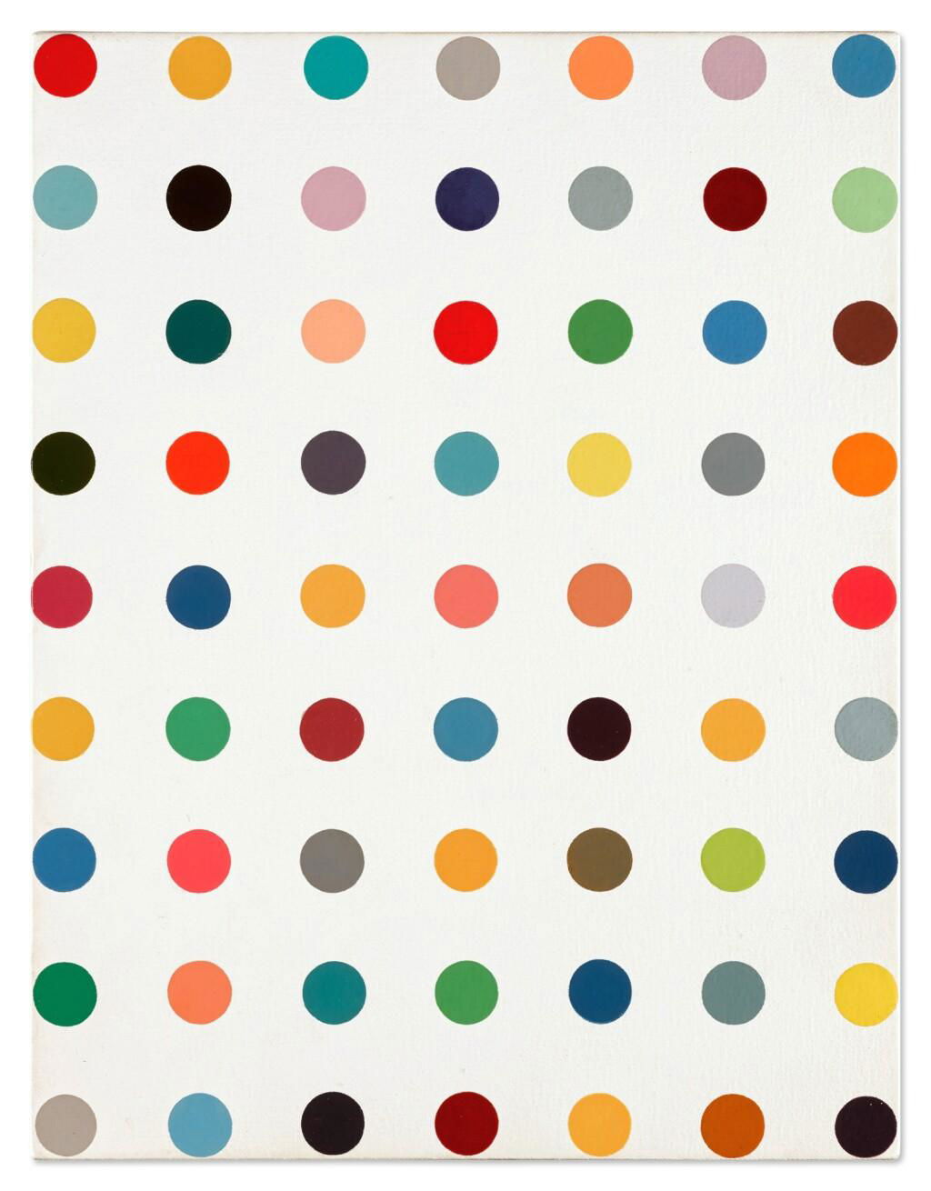 Ammonium 2 Tartrate by Damien Hirst estimated at $53,700.
Image courtesy of Sotheby's