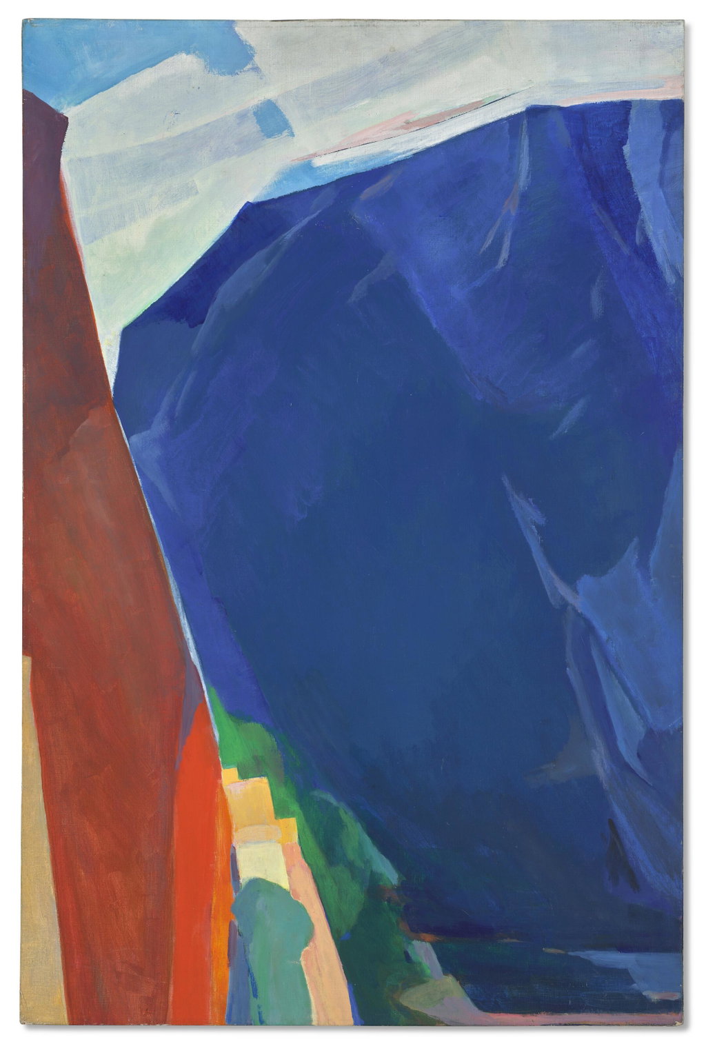 Untitled (Wadi Qannoubine series) by Saliba Douaihy sold for $222,100. Image courtesy of Christie's