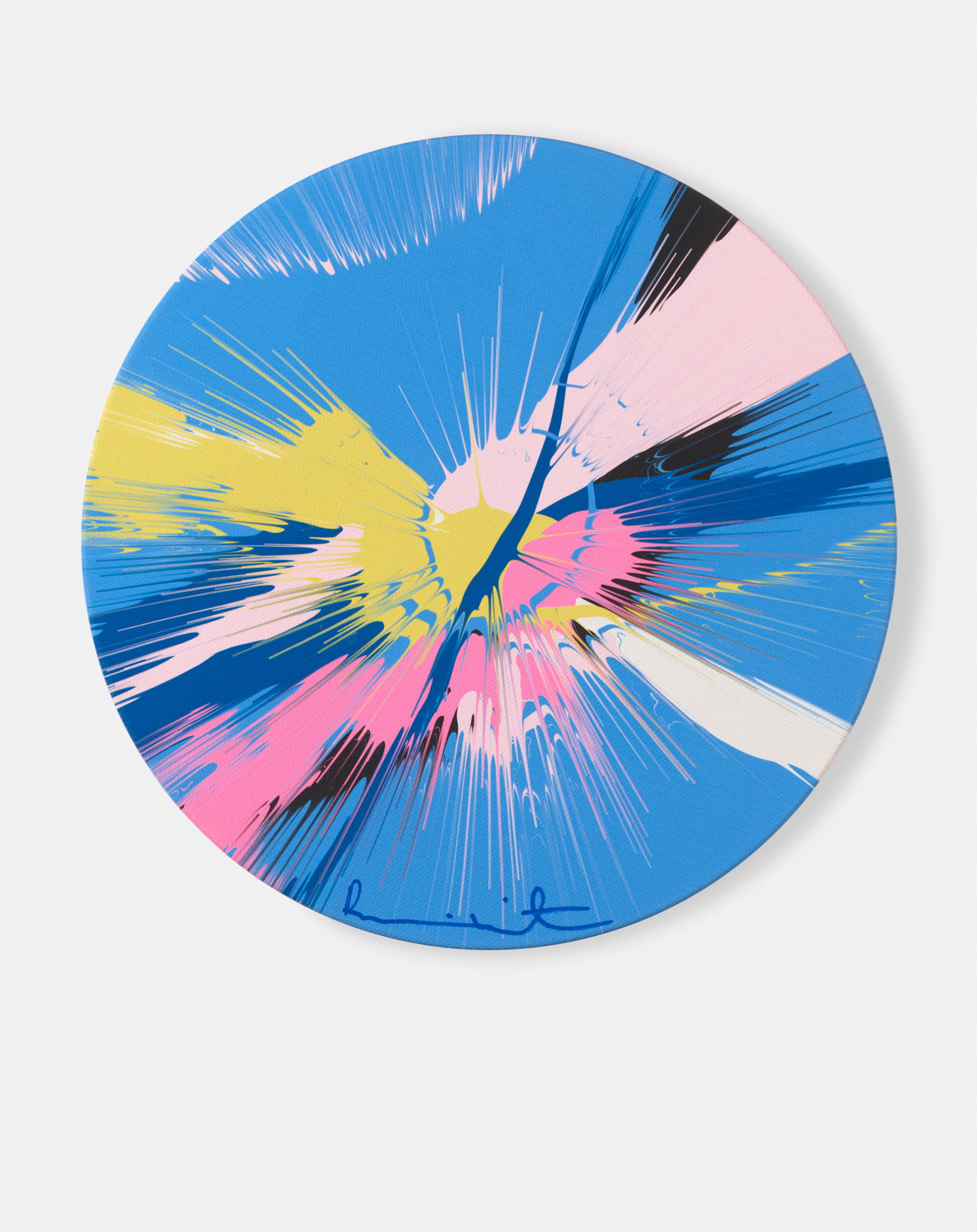 Beautiful, Snow-Peach-Flooded Tourbillon Painting image #1 main image