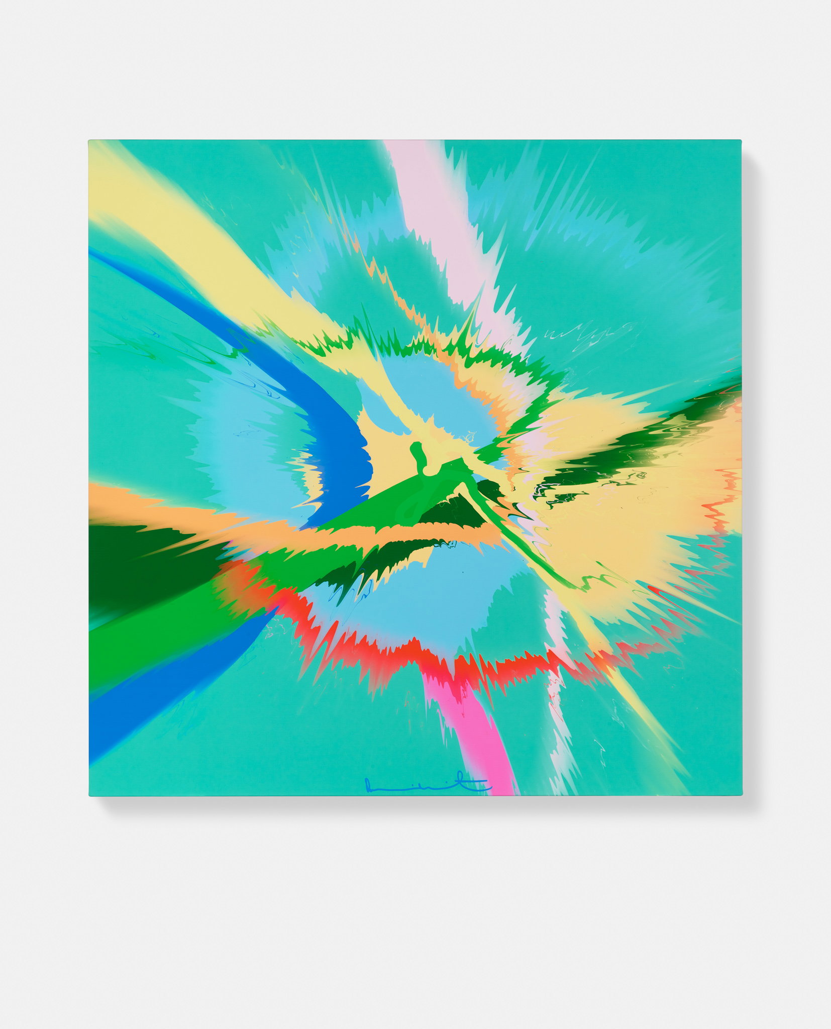 Beautiful, Somewhat Monotonously Characteristic, Exquisitely Brilliant, Strange But Serene, Natural And Supernatural Monsoon Painting image #1 main image