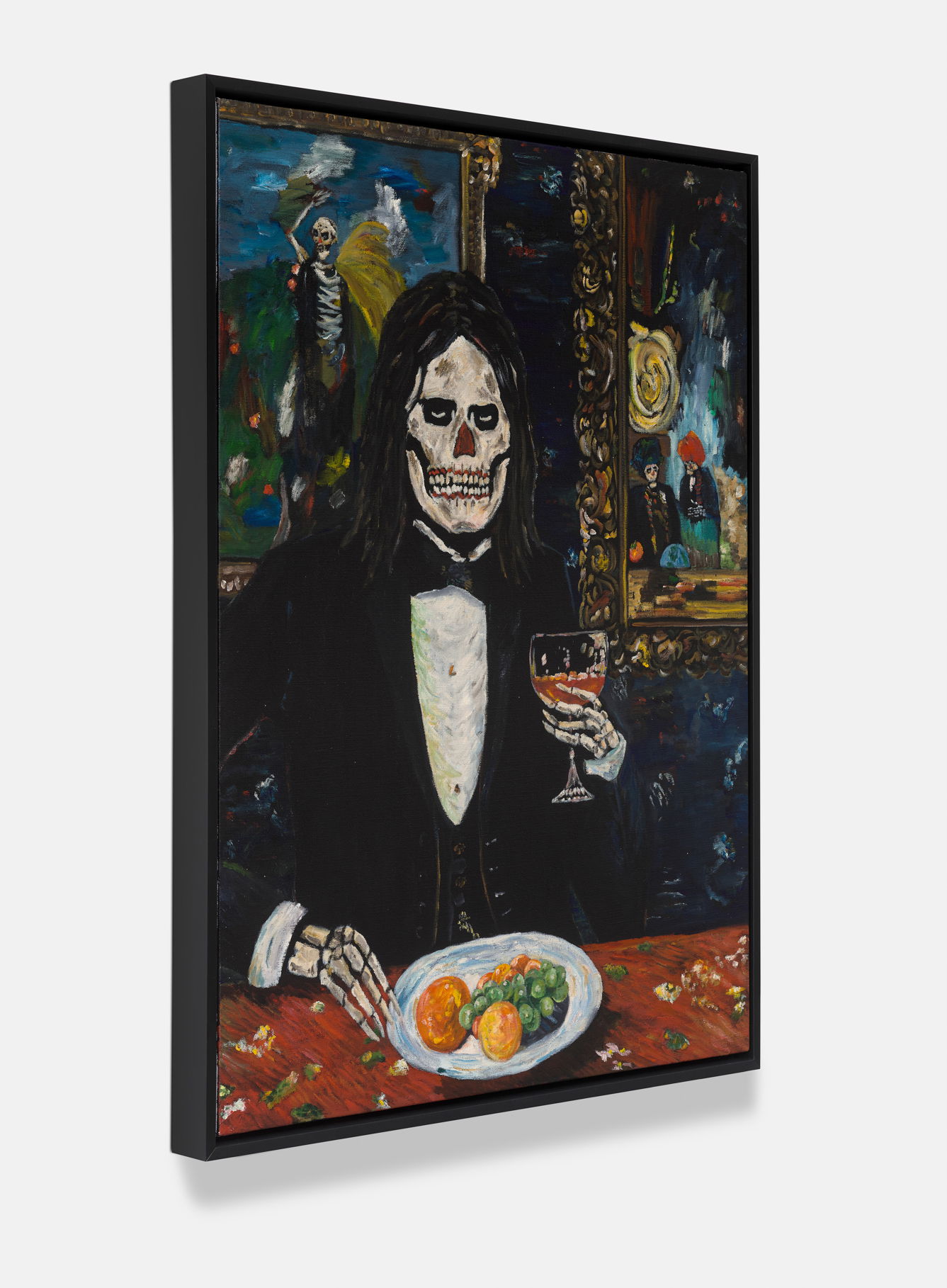 Two Paintings With Fruit Plate 2