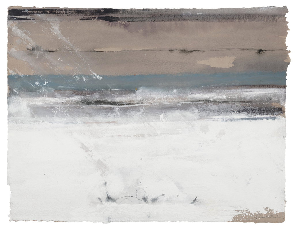 Untitled by Helen Frankenthaler sold for $109,200. Image courtesy of Christie's