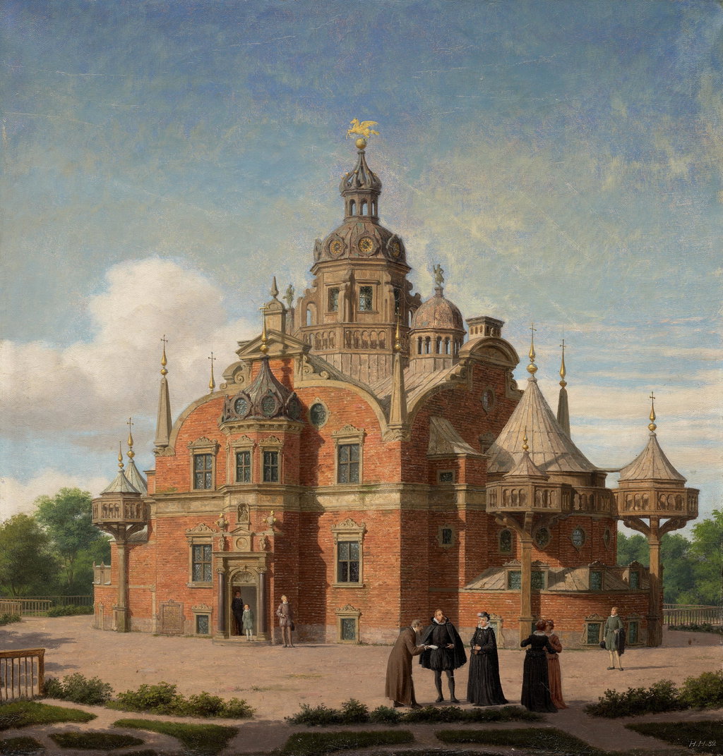 Tycho Brahe's Uraniborg (Uranienborg) by Heinrich Hansen sold for $36,100. Image courtesy of Phillips