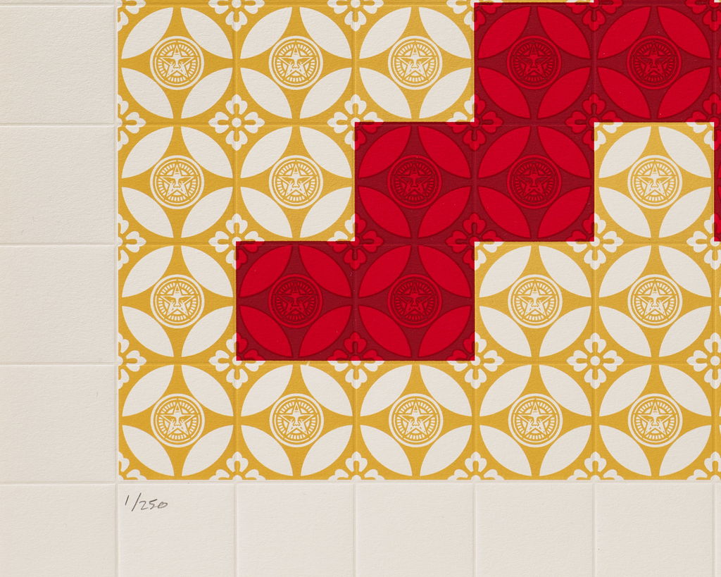 Positive Space/Negative Space (Red/Cream) image #5