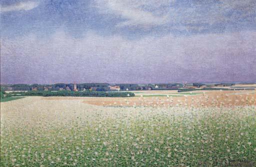 Field in Laren (1900). Sold for $183,800 in 2001. Image courtesy of Christie's