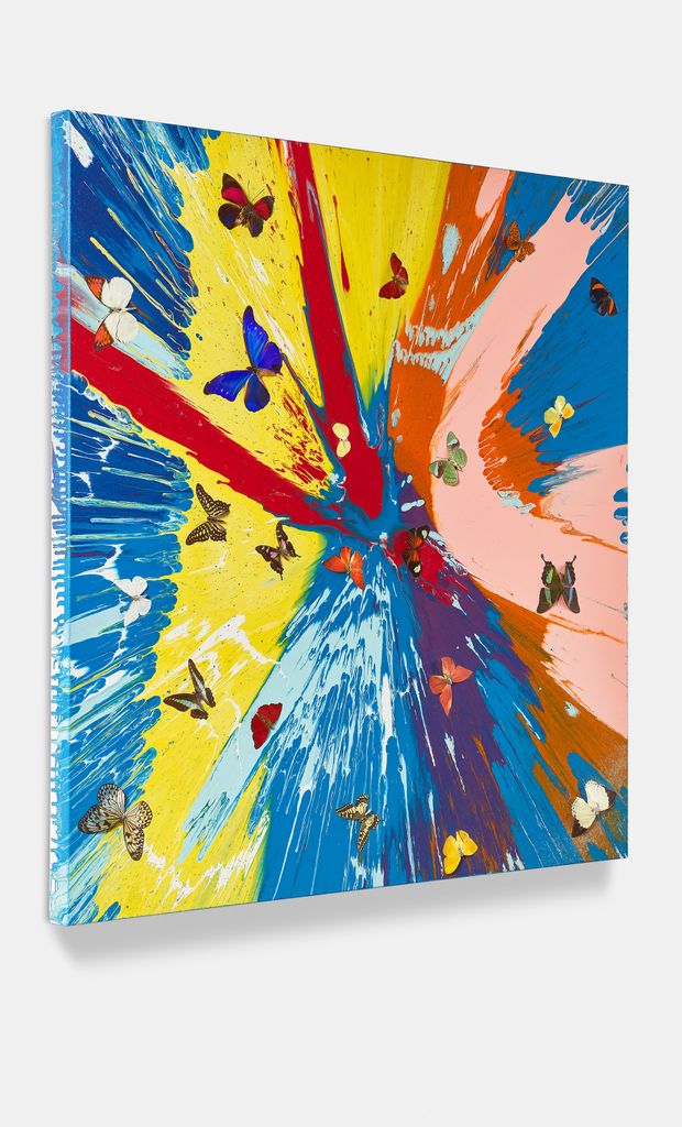 Beautiful Blue For A Boy, Welcome to the World Son Painting (with Butterflies) 2