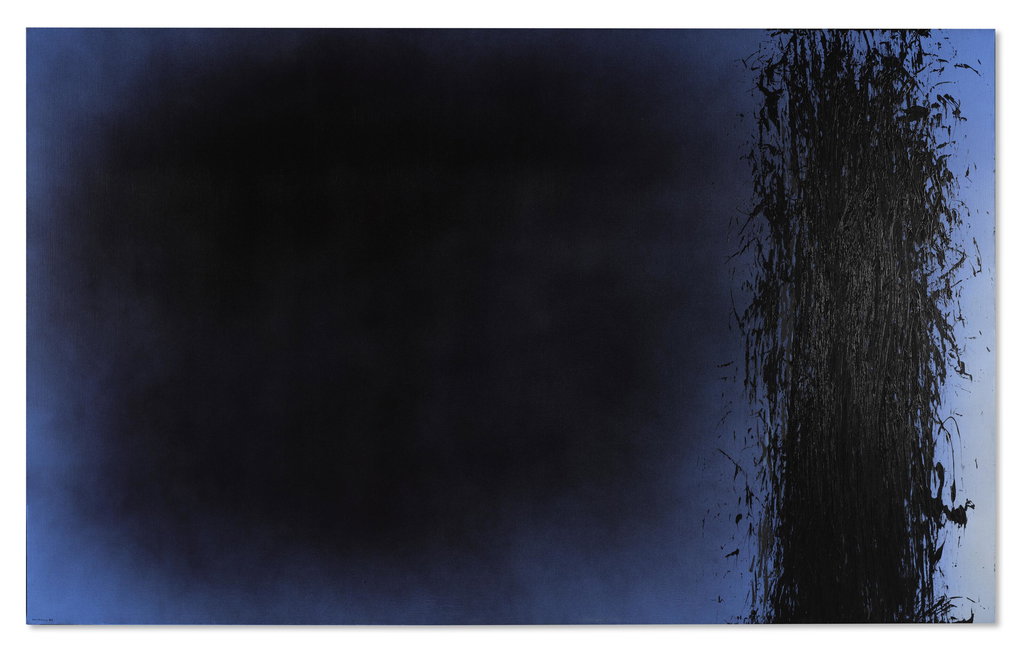 T1980-K5 by Hans Hartung sold for $523,700. Image courtesy of Christie's