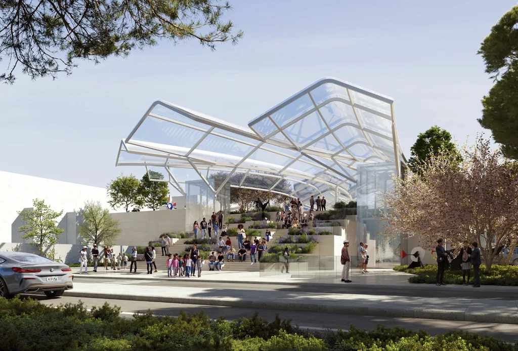 Getty updates tram system