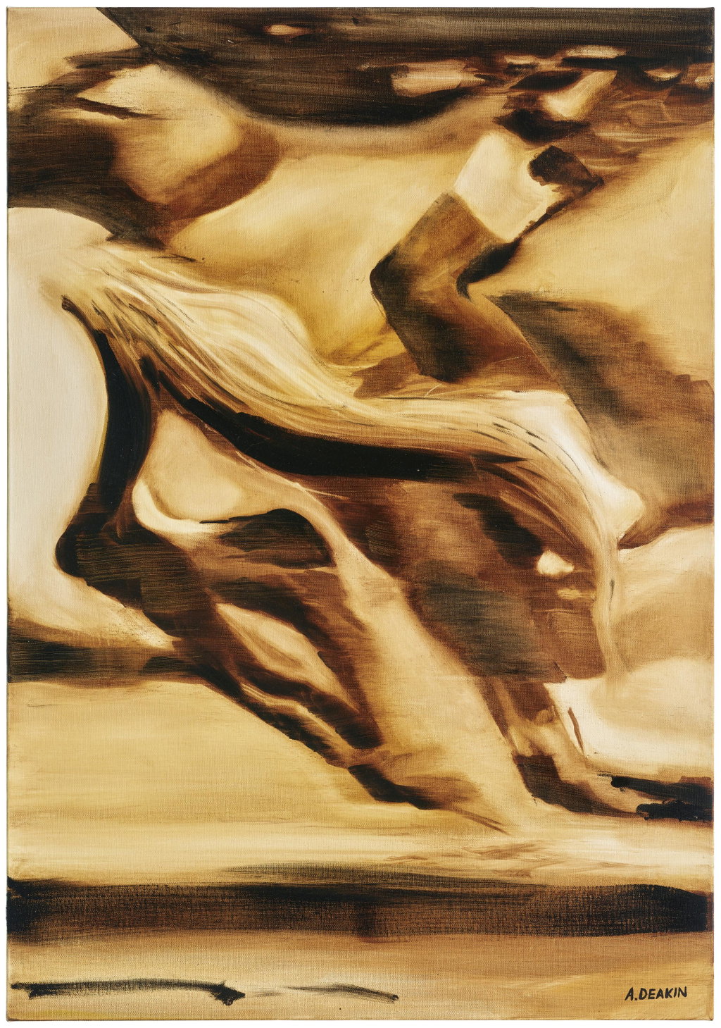 Passing by Abigail Deakin sold for $4,115. Image courtesy of Christie's