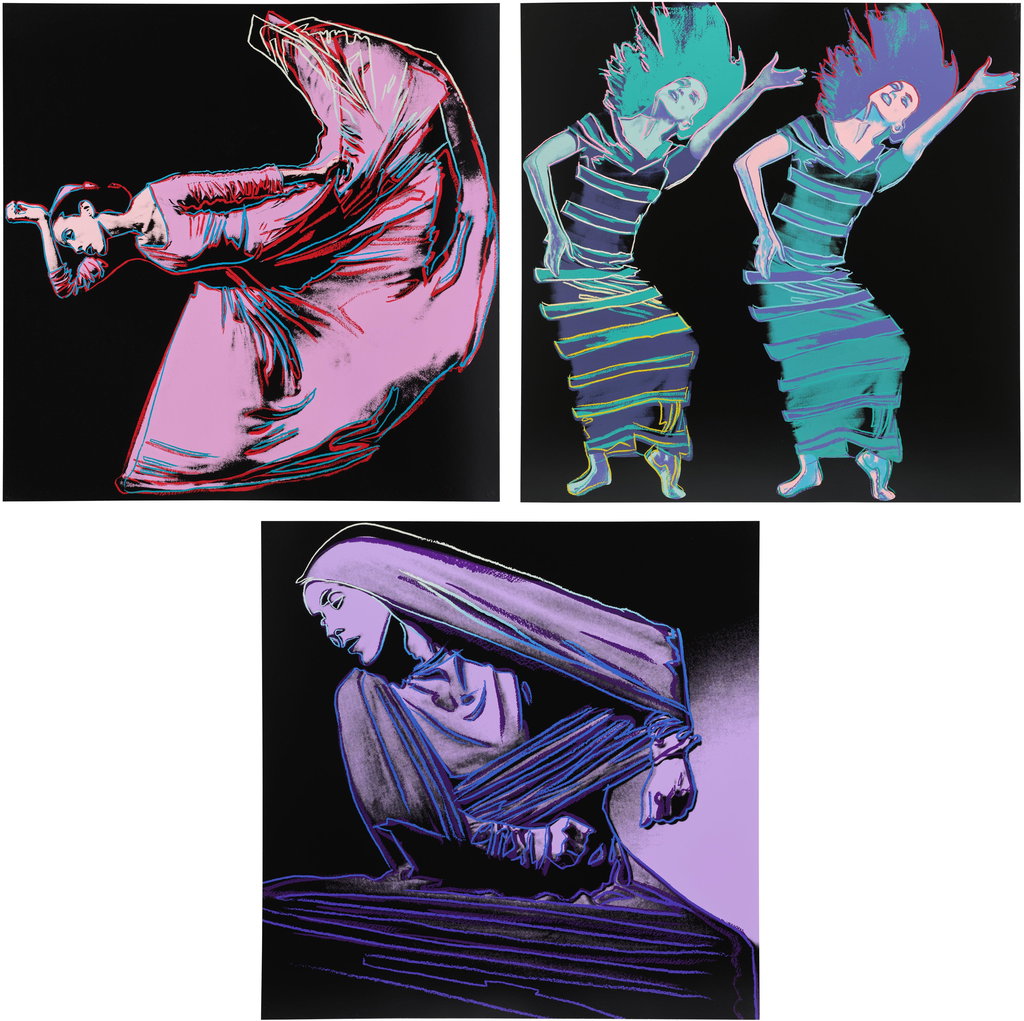 Martha Graham by Andy Warhol sold for $141,900. Image courtesy of Phillips