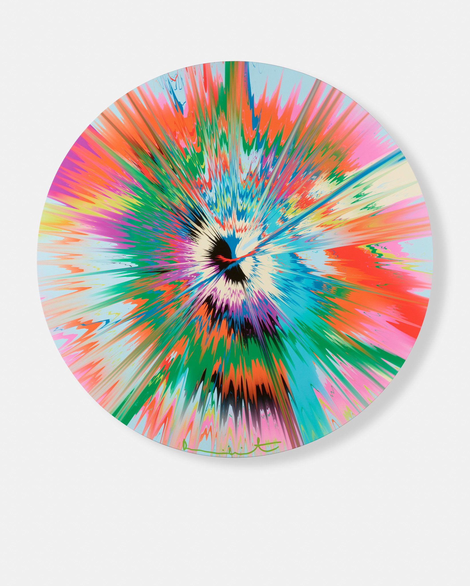 Beautiful, Perfectly Original, Delicately Patterned Vapor Painting image #1 main image
