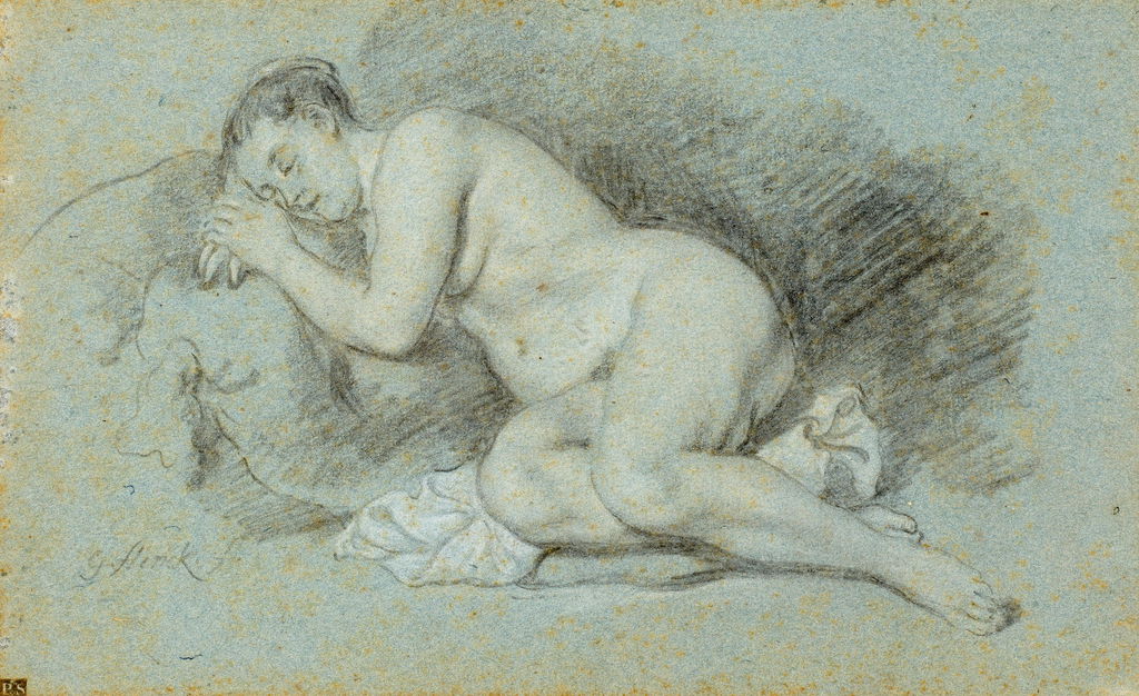 Reclining female nude by Govaert Flinck sold for $48,000.
Image courtesy of Bonhams