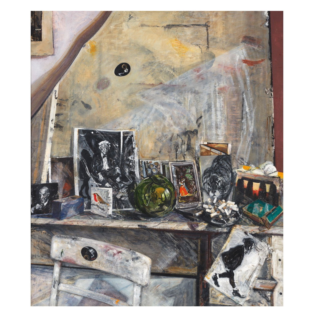 Max's Egg by Maggi Hambling sold for $40,700. Image courtesy of Bonhams