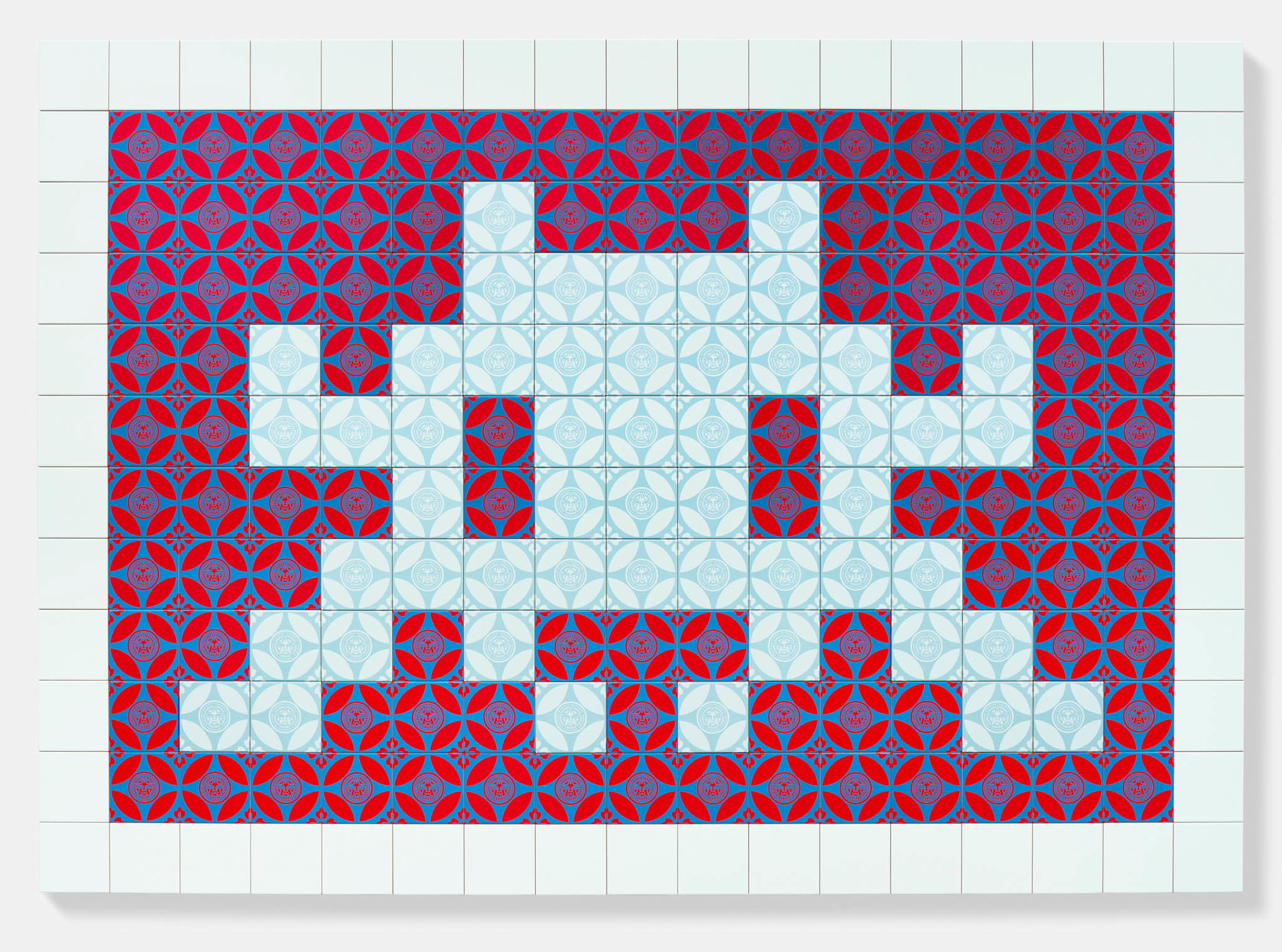 Positive Space/Negative Space (Large Blue/Red) 1 main image