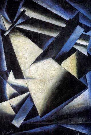 Painterly architectonic (Undated). Sold for $732,200 in 1989. Image courtesy of Sotheby's
