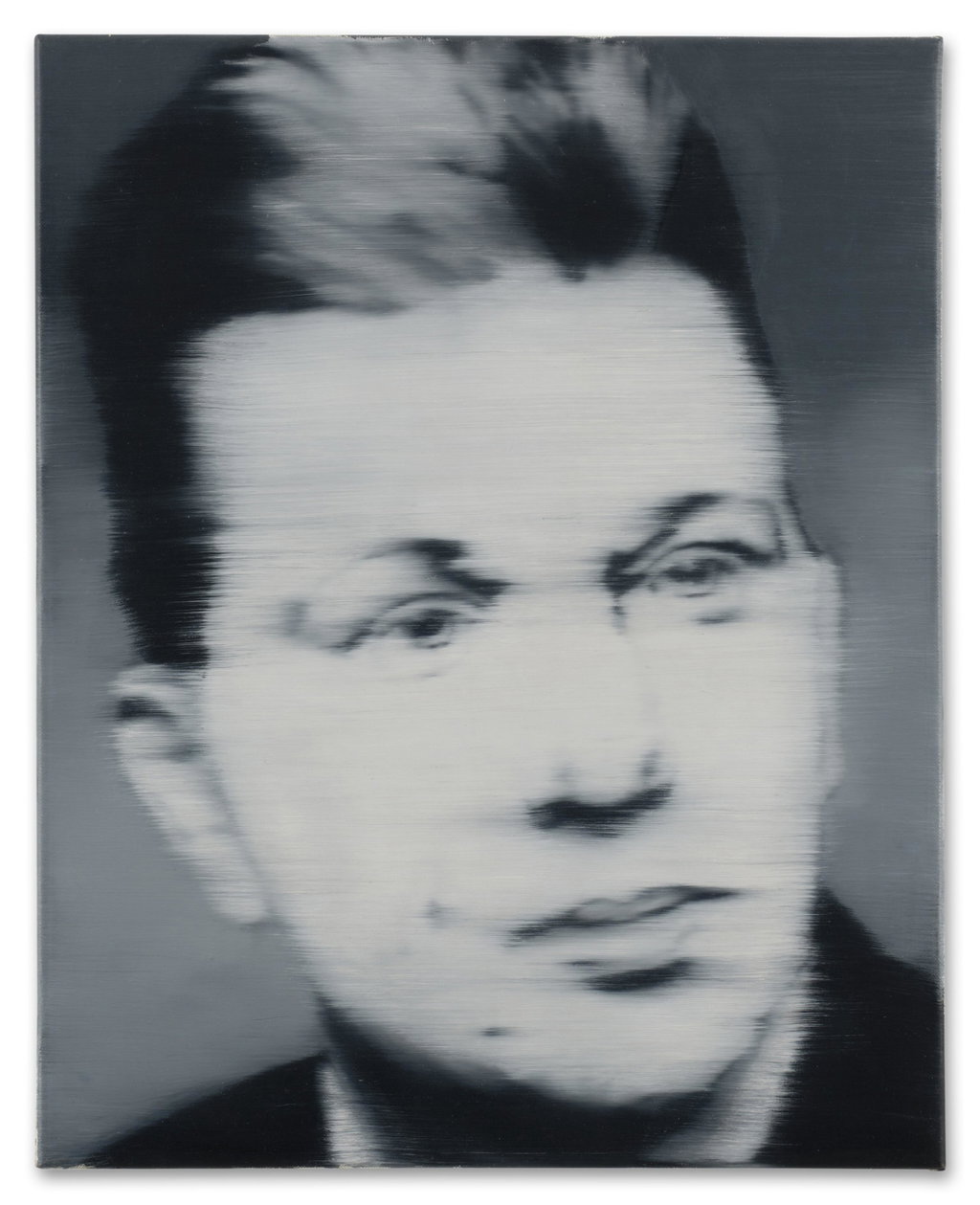 Portrait Luntz by Gerhard Richter estimated at $700,000 (low) to $900,000 (high). Image courtesy of Sotheby's