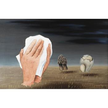 Un Jour Triste (1942). Sold for $469,700 in 2009. Image courtesy of Sotheby's