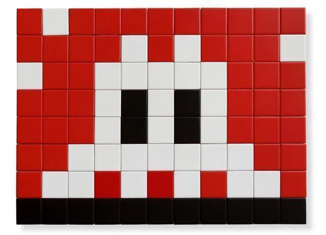 Invader work sells for 17% Above Estimate at Auction