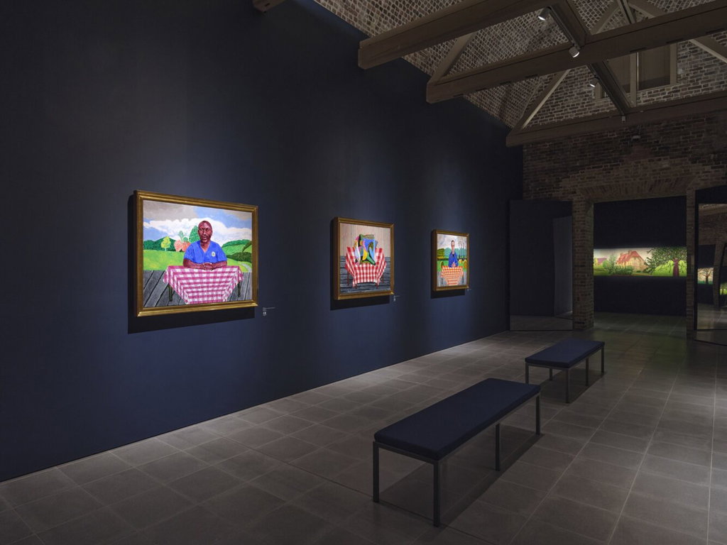 Installation view, Serpentine North, 2026. Copyright David Hockney. Photograph by George Darrell
