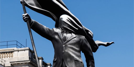 Banksy’s Latest Sculpture Joins London’s Imperial Icons