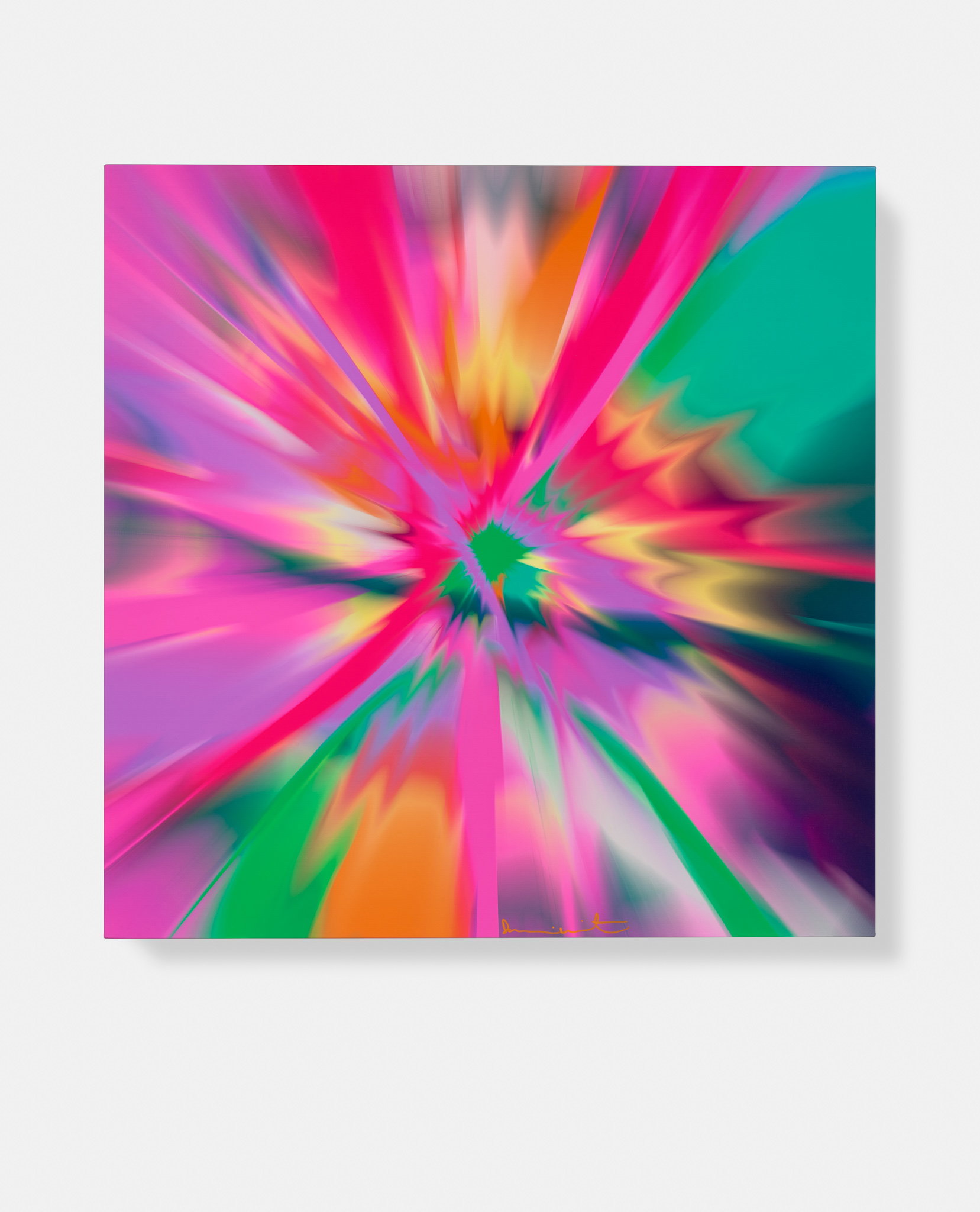 Beautiful, Intellectual Indelible, Inveigling, Half The Year, Almost Uneventful Corkscrew Painting image #1 main image