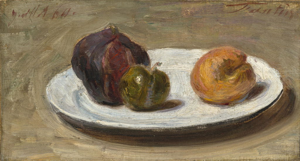 Figues, reine-claude et abricot. Image courtesy of Christie's