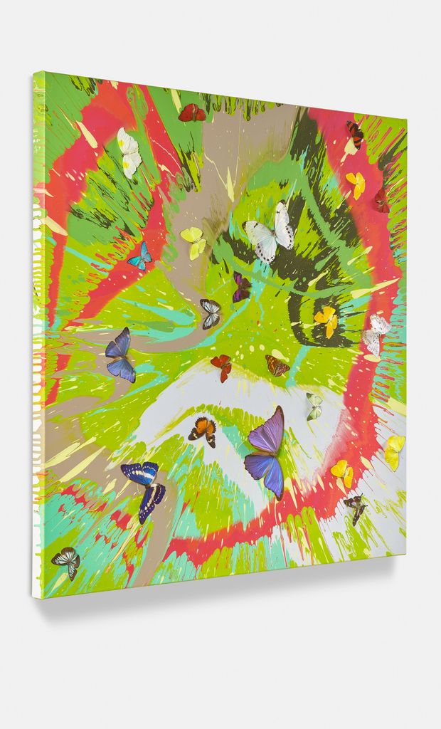 Beautiful Basically Biological Painting (with Butterflies) 2