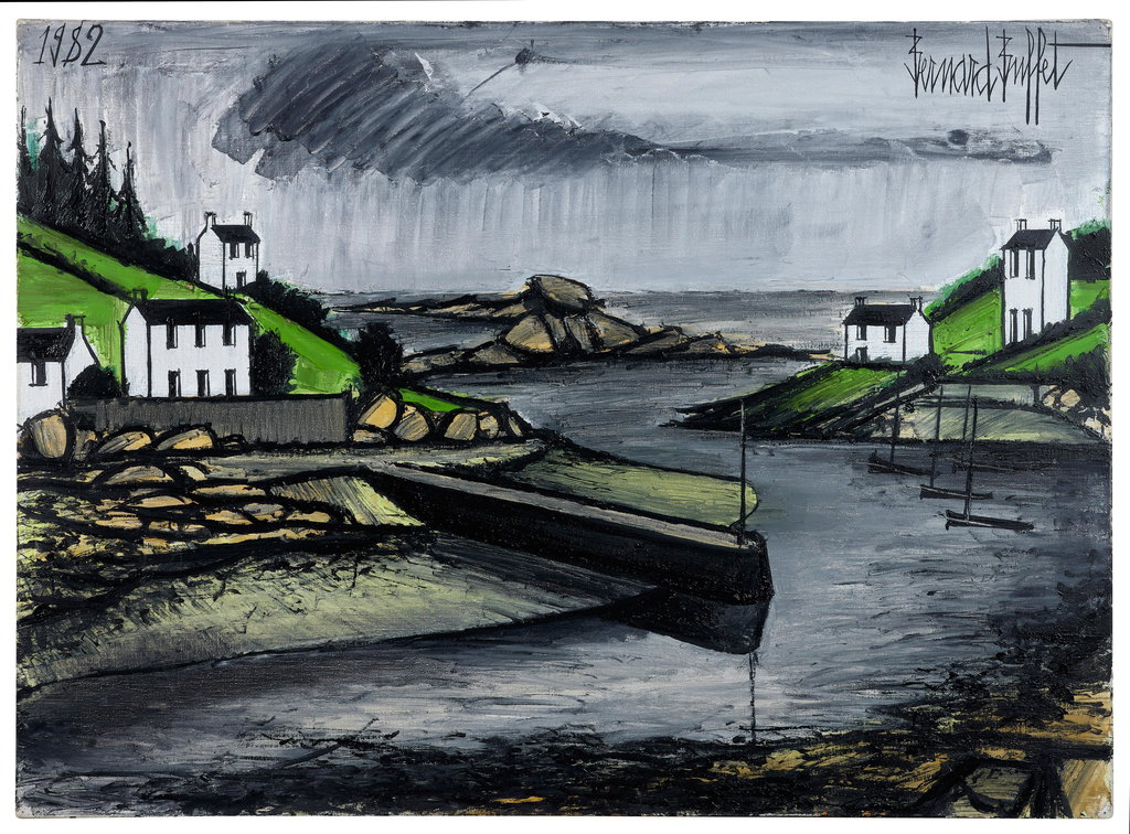 Brittany 3 by Bernard Buffet sold for $100,100. Image courtesy of Artcurial