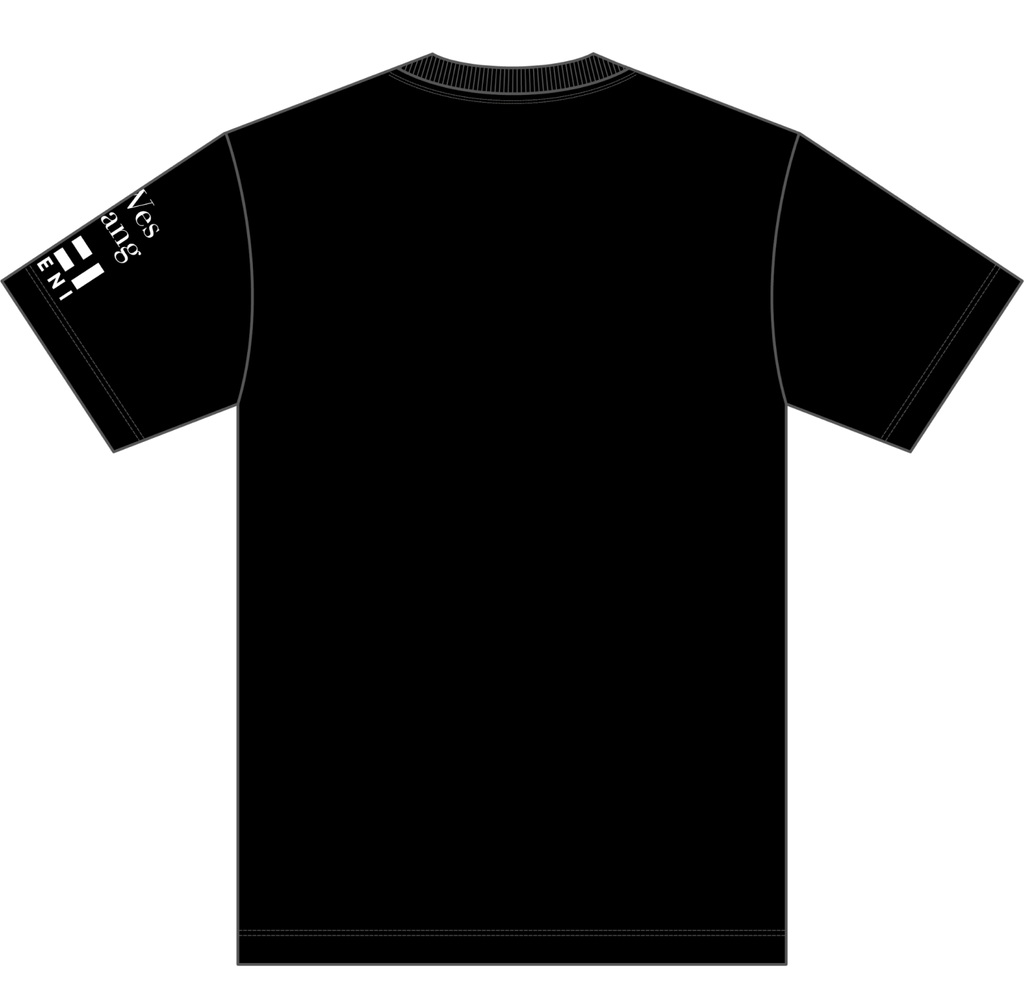 The light of compassion + infinite power T-shirt (black) image #2