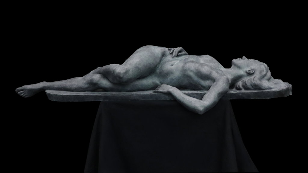 The Garden by Gabriel Akre sold for $27,500. Image courtesy of Sotheby's
