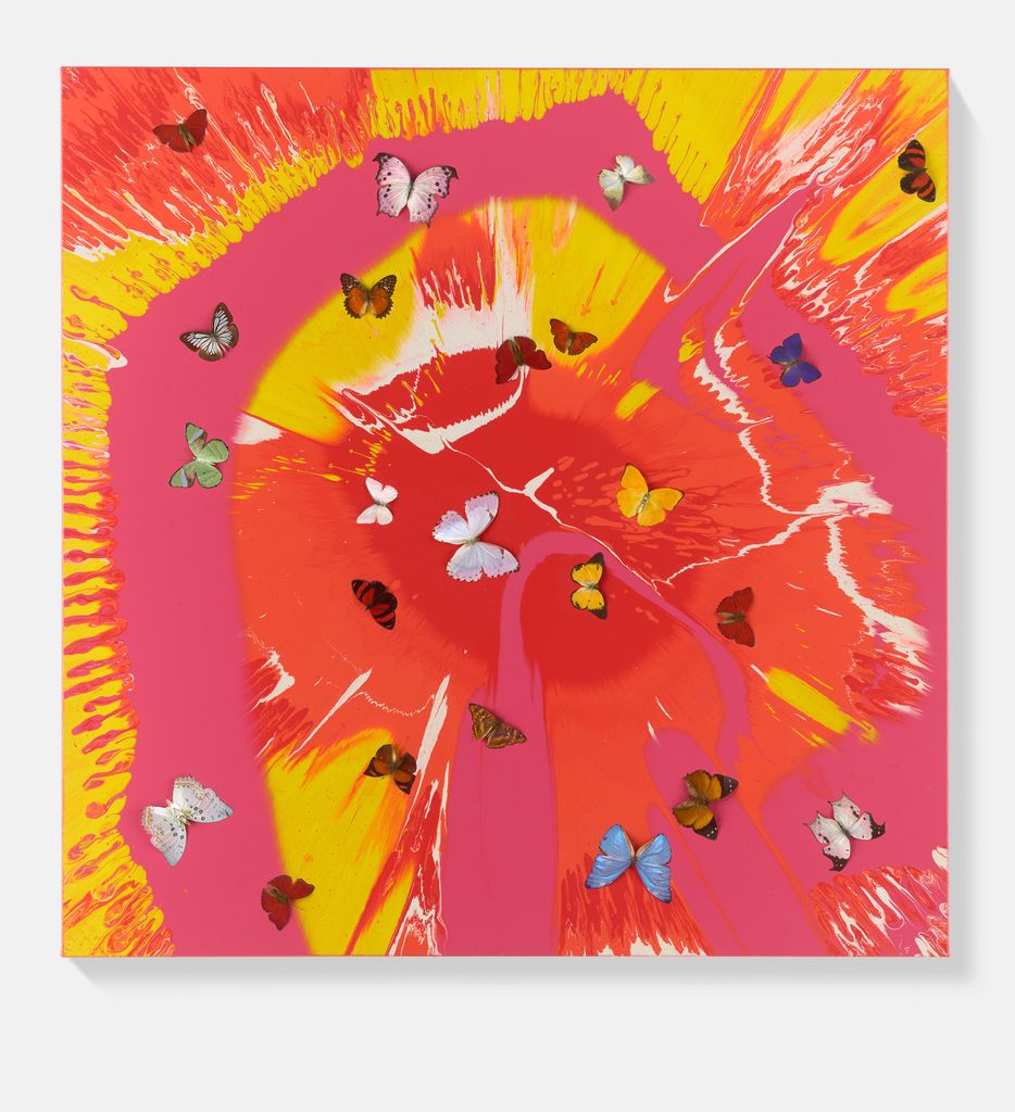 Beautiful I Love Your Aura Painting (with Butterflies) 1 main image