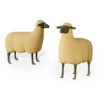 Couple De Moutons (1977). Sold for $132,700 in 2007. Image courtesy of Christie's