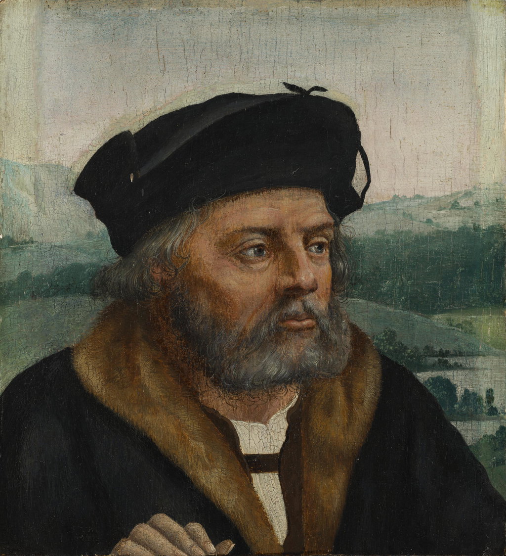 Portrait of a gentleman, bust-length, a landscape beyond. Image courtesy of Christie's