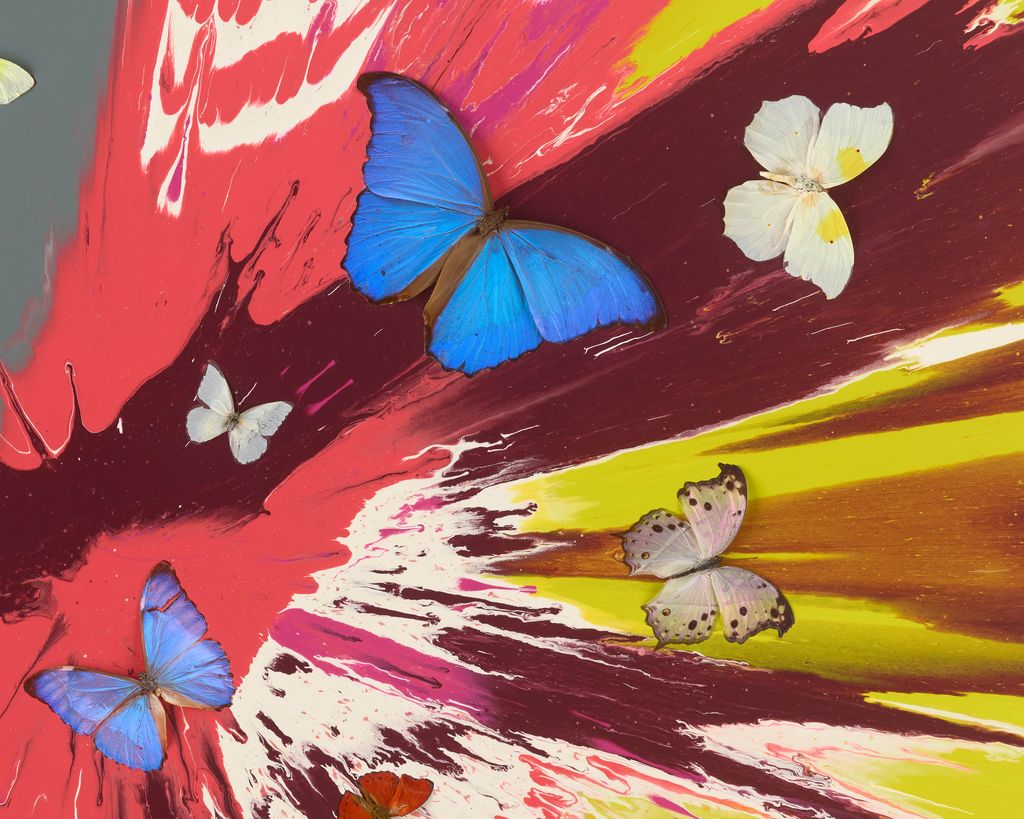 Beautiful Another Drink of French Red Wine Painting (with Butterflies) 4