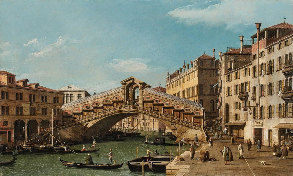 Venice, A View of the Rialto Bridge. Image courtesy of Sotheby's
