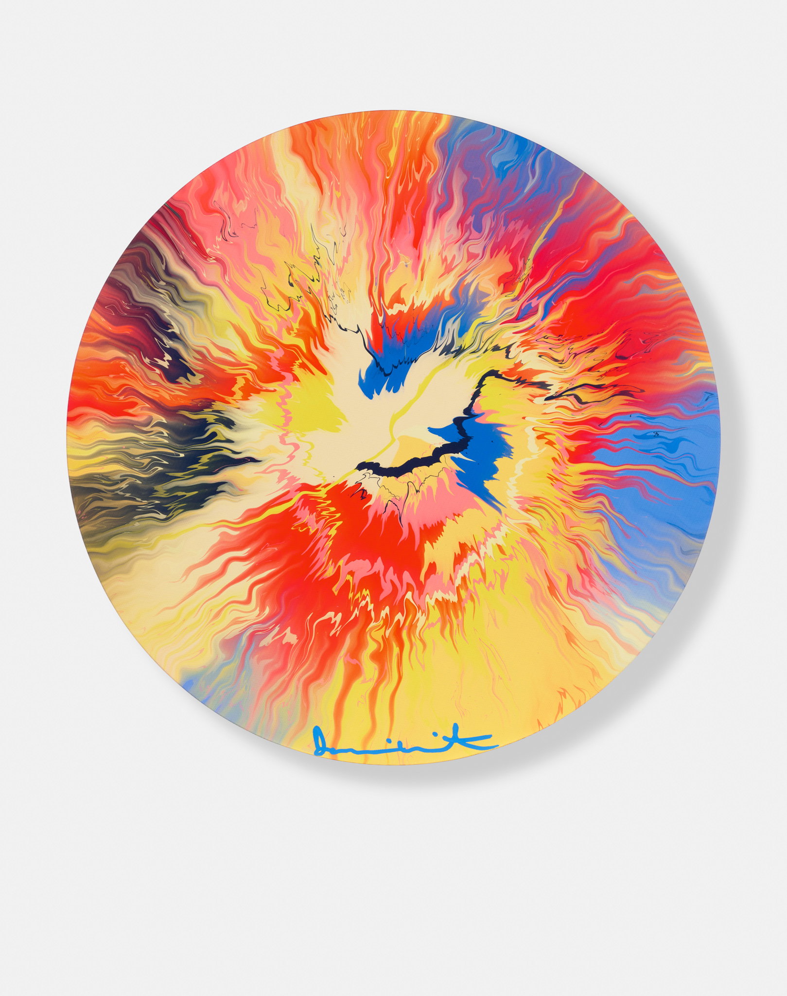 Beautiful, Still Fresh, Overstrained, Ever Smiling Bursting River Painting image #1 main image