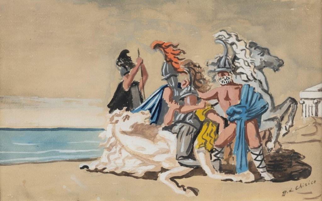 Guerrieri in combattimento (Warriors in Battle). Image courtesy of Sotheby's