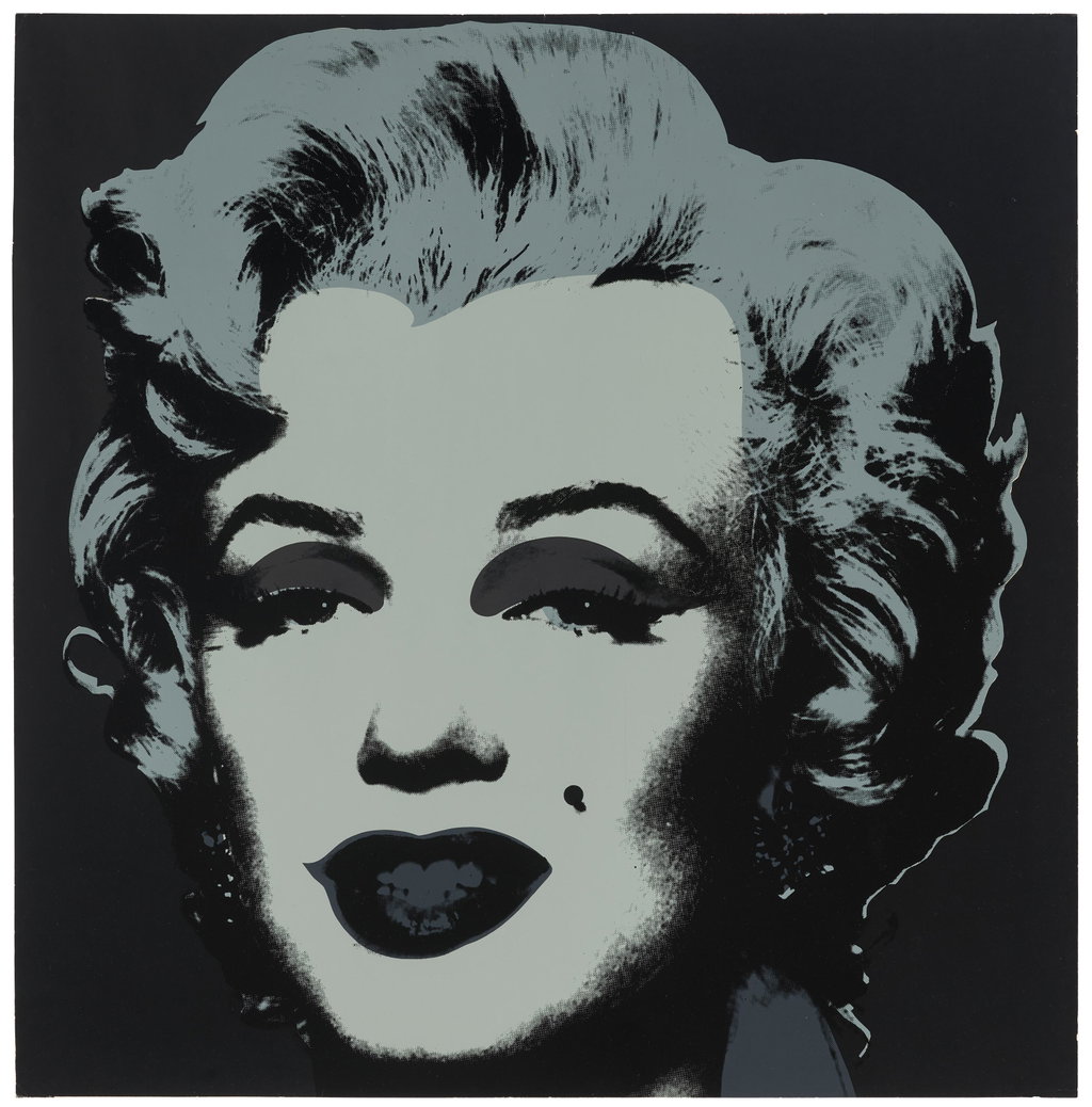 Andy Warhol's Marilyn Monroe (Marilyn): one print, low estimate $120,000, was bought in at Christie's New York on July 16. Image courtesy of Christie's