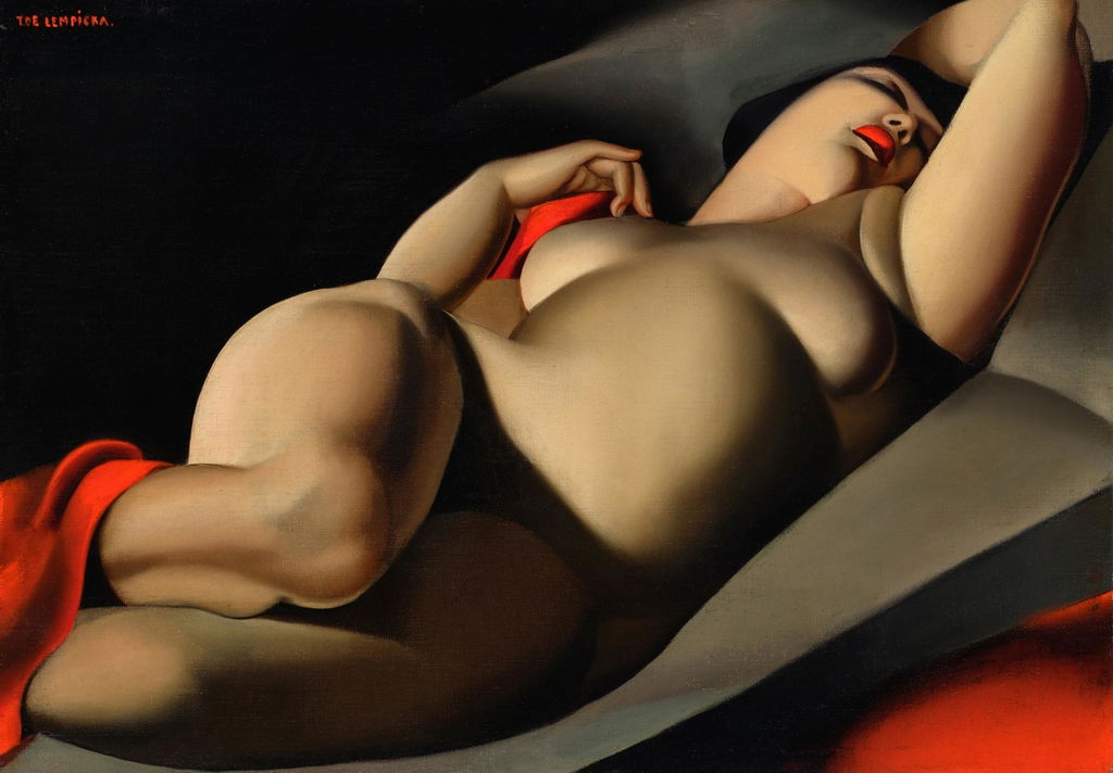 La Belle Rafaëla by Tamara de Lempicka sold for $10.15m.
Image courtesy of Sotheby's